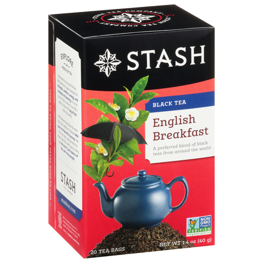 Stash Tea Tea English Breakfast 20 Bag (Pack of 6)