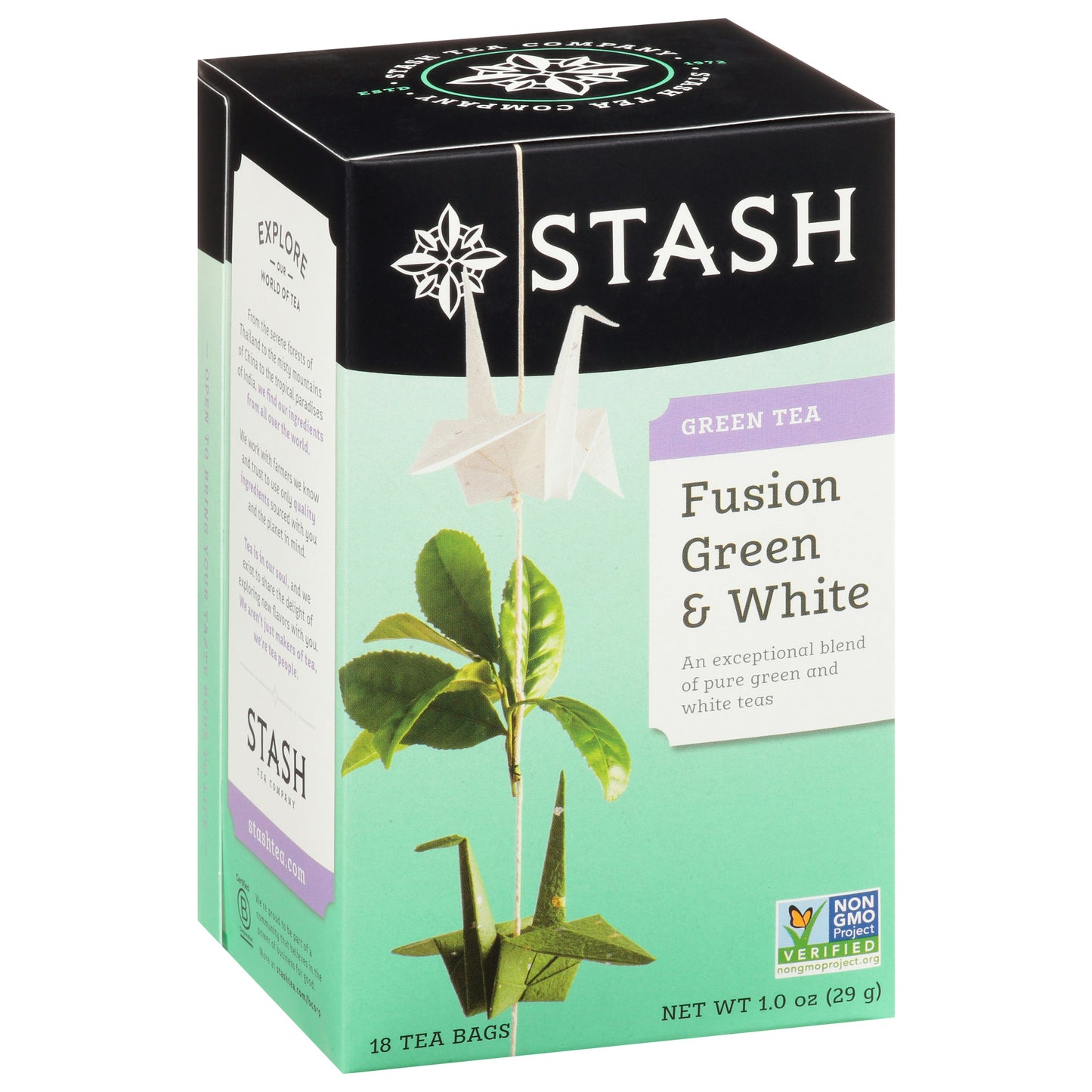 Stash Tea Tea Fusion Grain & White 18 Bag (Pack of 6)