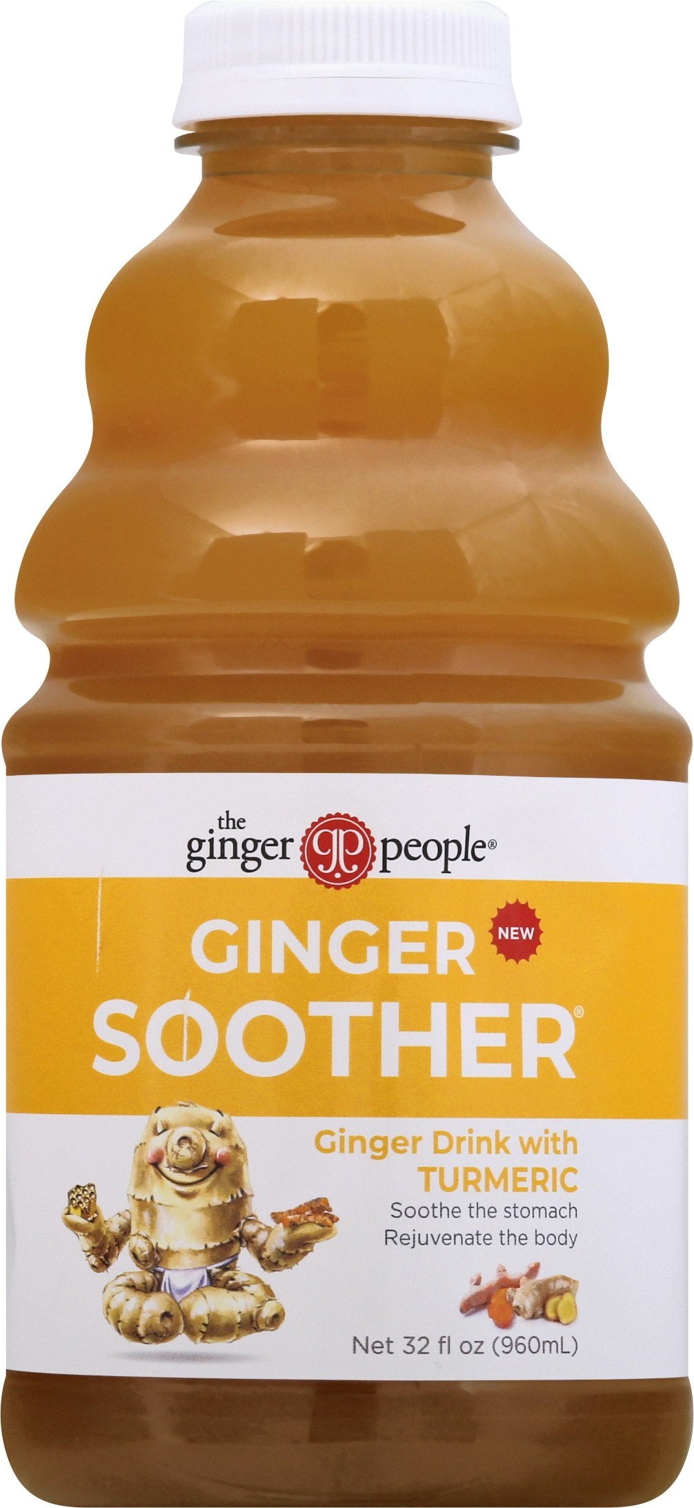 Ginger People Beverage Ginger Turmeric Soother 32 Oz (Pack of 12)