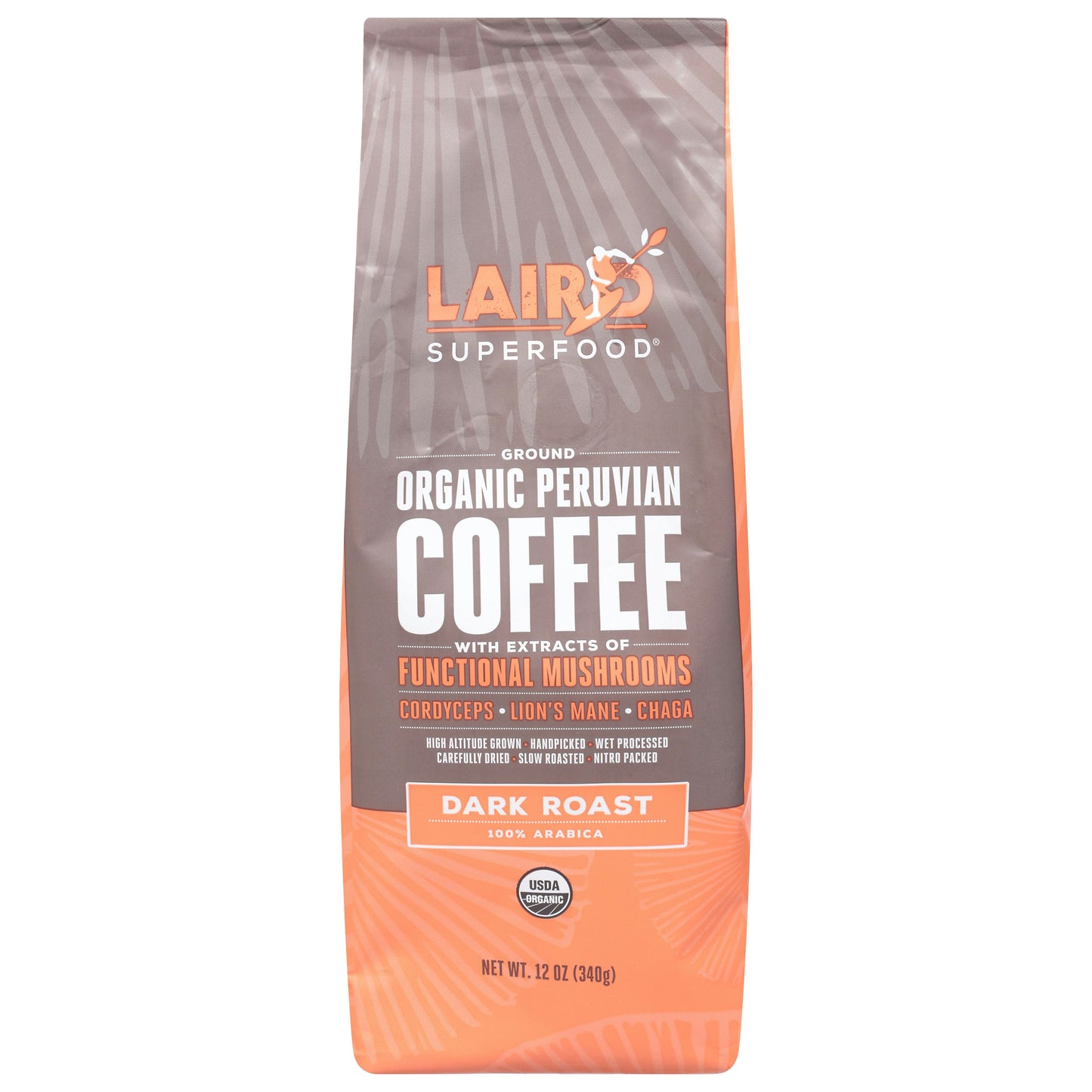 Laird Superfood Coffee Dark Ground Mushroom