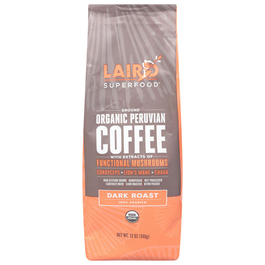 Laird Superfood Coffee Dark Ground Mushroom