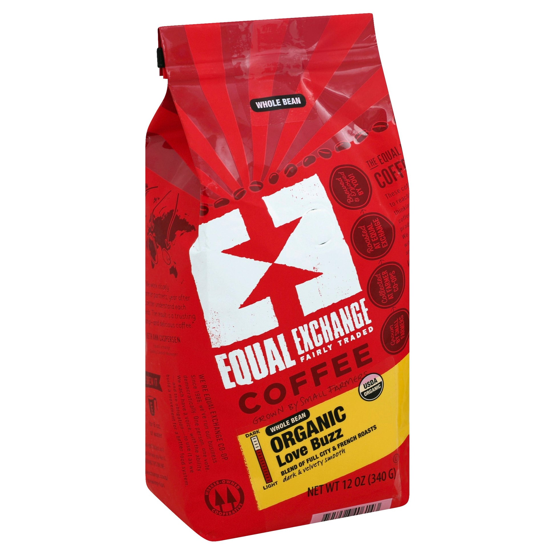 Equal Exchange Coffee Bean Lovebuzz Organic